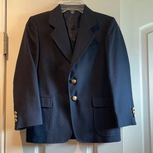 Boy navy 2 buttons jacket